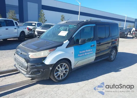 2014 Ford Transit Connect Xlt z USA, uszkodzony, nr VIN NM0GE9F75E1153948